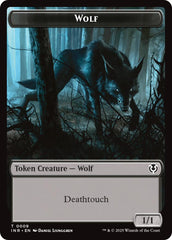 Wolf (0009) // Wolf (0018) Double-Sided Token [Innistrad Remastered Tokens] | Fandemonia Ltd