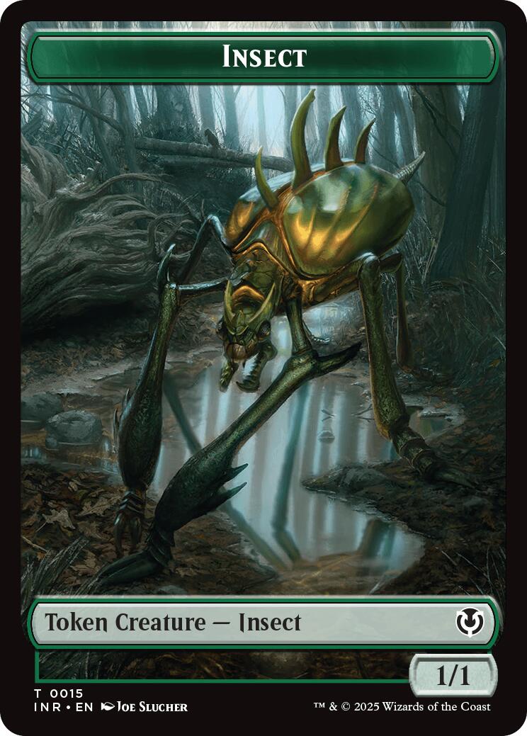 Insect // Spider Double-Sided Token [Innistrad Remastered Tokens] | Fandemonia Ltd