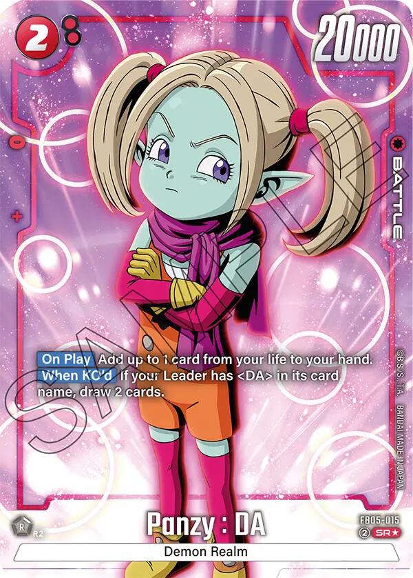 Panzy : DA (FB05-015) (Alternate Art) [New Adventure] | Fandemonia Ltd