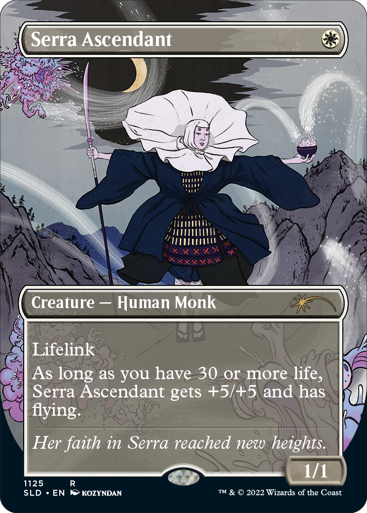 Serra Ascendant (Borderless) [Secret Lair Drop Series] | Fandemonia Ltd