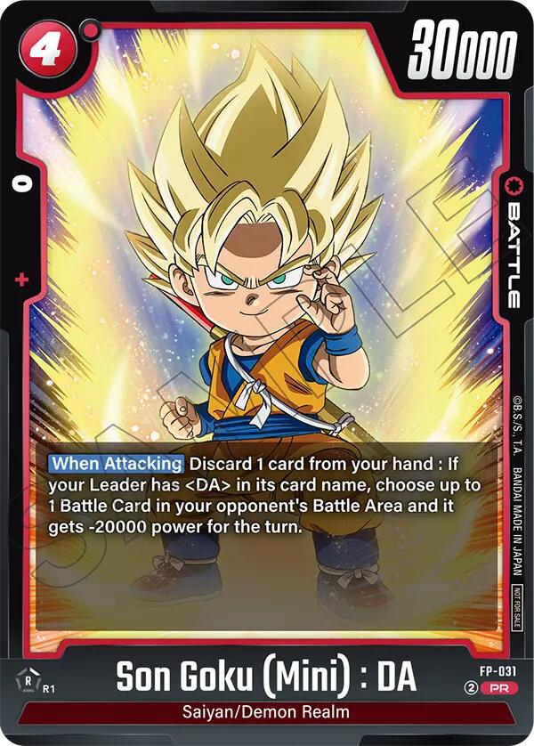 Son Goku (Mini) : DA [Fusion World Promotion Cards] | Fandemonia Ltd