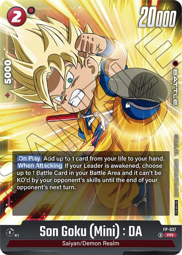 Son Goku (Mini) : DA (FP-037) [Fusion World Promotion Cards] | Fandemonia Ltd