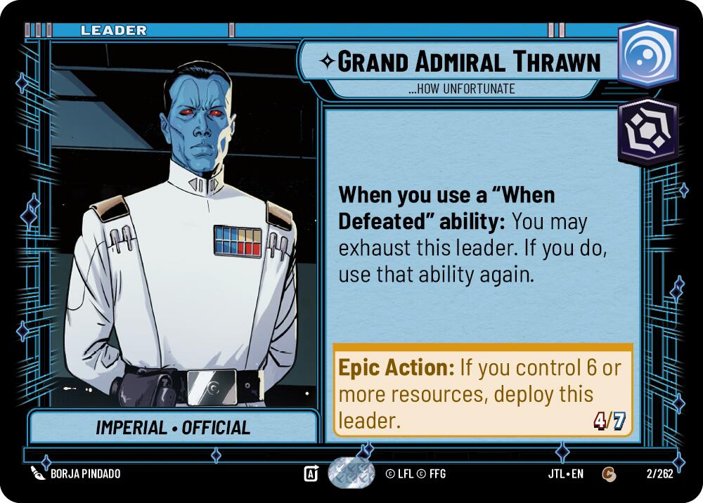 Grand Admiral Thrawn - ...How Unfortunate (2/262) (2/262) [Jump to Lightspeed] | Fandemonia Ltd