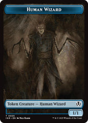 Human Wizard // Emblem - Jace, Unraveler of Secrets Double-Sided Token [Innistrad Remastered Tokens] | Fandemonia Ltd