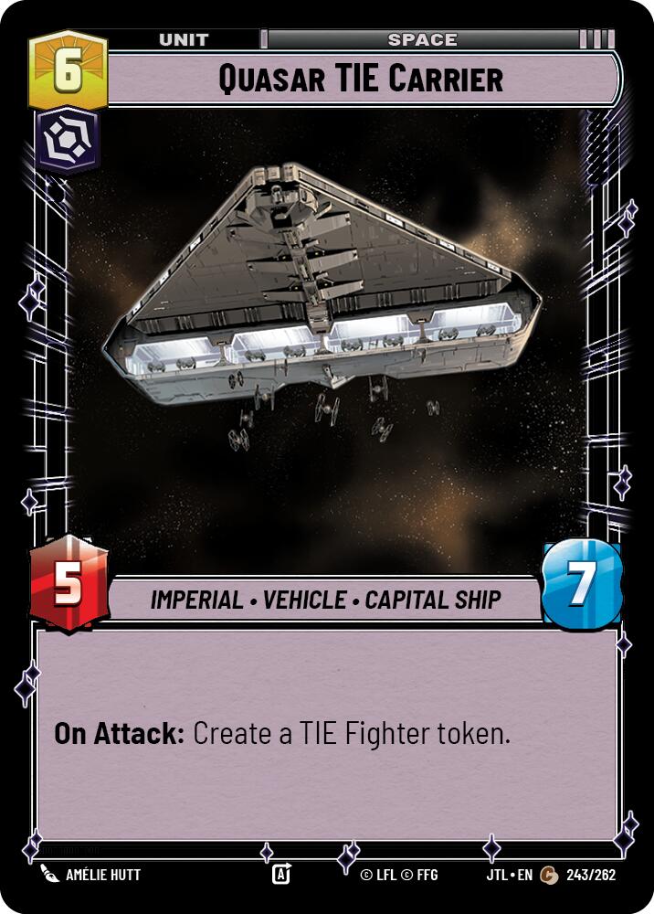 Quasar TIE Carrier (243/262) (243/257) [Jump to Lightspeed] | Fandemonia Ltd