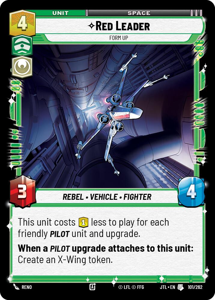 Red Leader - Form Up (101/262) (101/257) [Jump to Lightspeed] | Fandemonia Ltd