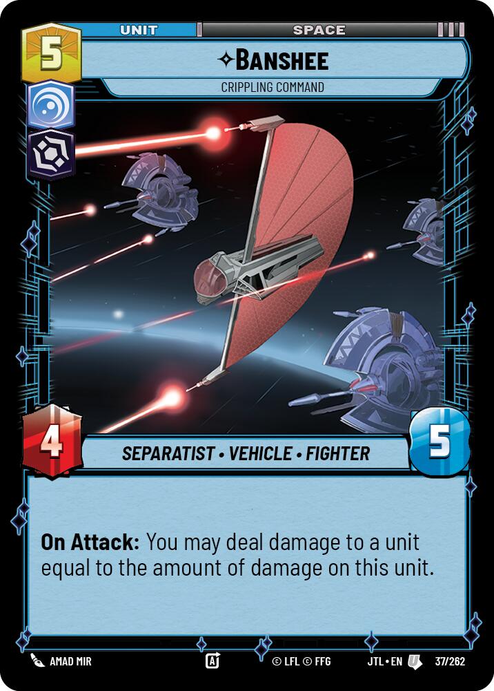 Banshee - Crippling Command (037/262) (037/257) [Jump to Lightspeed] | Fandemonia Ltd