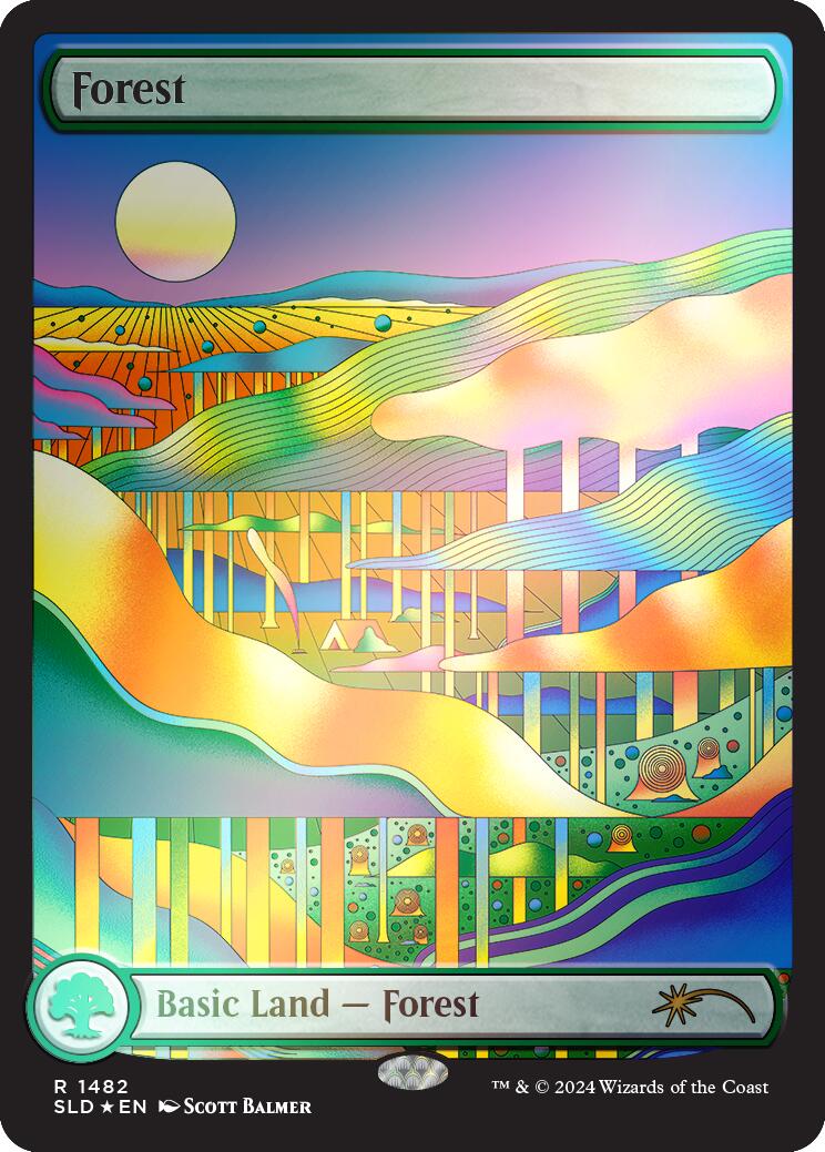 Forest (1482) (Rainbow Foil) [Secret Lair Drop Series] | Fandemonia Ltd