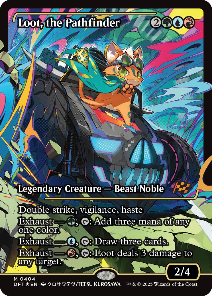 Loot, the Pathfinder (Showcase) (Japanese) [Aetherdrift] | Fandemonia Ltd