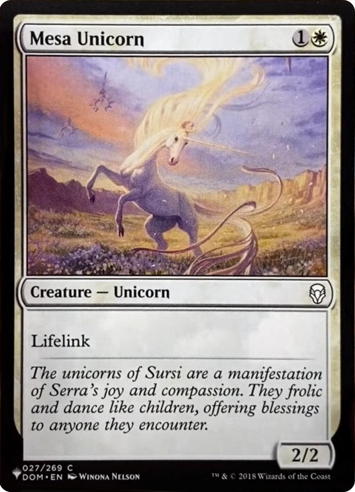 Mesa Unicorn [The List] | Fandemonia Ltd