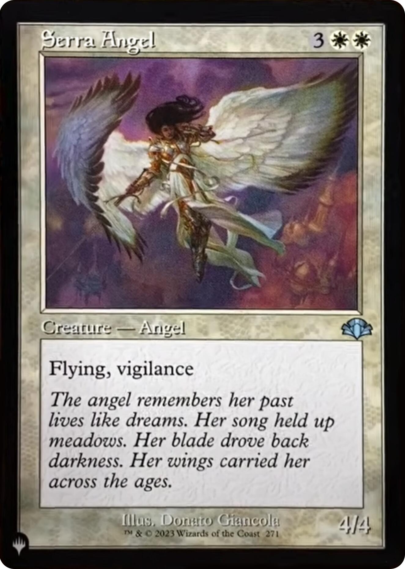 Serra Angel (Retro Frame) [The List] | Fandemonia Ltd