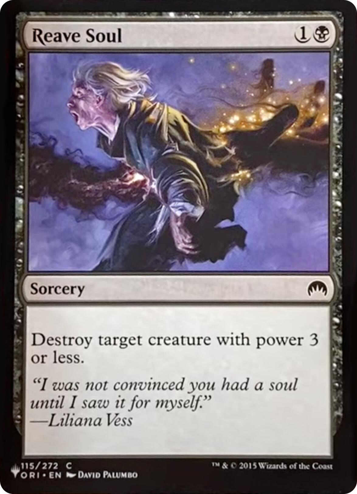Reave Soul [The List] | Fandemonia Ltd