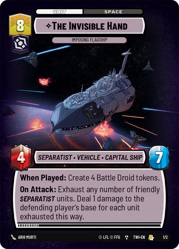 The Invisible Hand - Imposing Flagship (1/2) (Store Showdown) (1/2) [Twilight of the Republic Promos] | Fandemonia Ltd