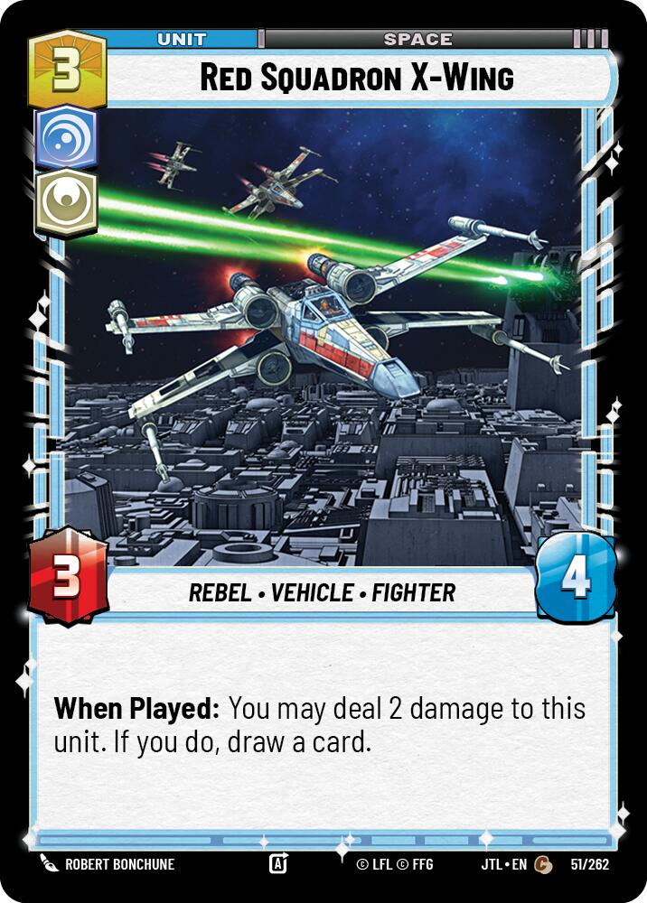 Red Squadron X-Wing (051/262) (051/257) [Jump to Lightspeed] | Fandemonia Ltd