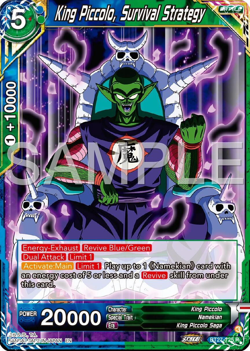 King Piccolo, Survival Strategy (BT27-125) [History of Z] | Fandemonia Ltd