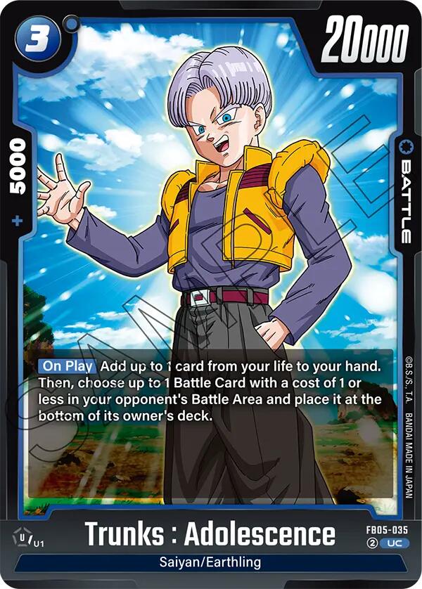 Trunks : Adolescence [New Adventure] | Fandemonia Ltd