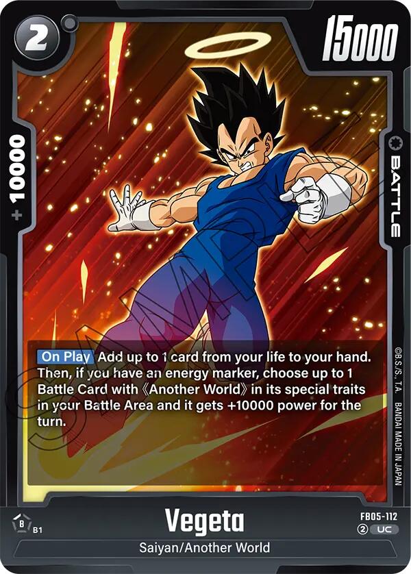 Vegeta (FB05-112) [New Adventure] | Fandemonia Ltd