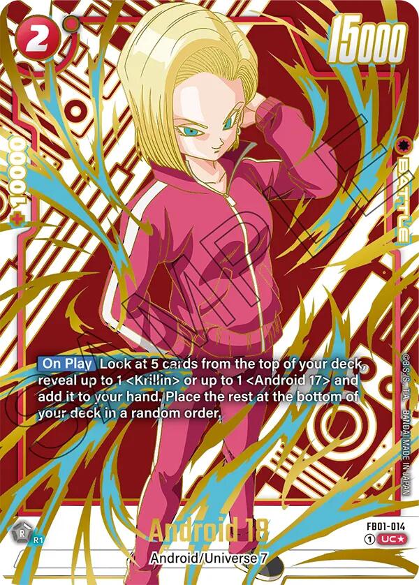 Android 18 (FB01-014) (Alternate Art) [Awakened Pulse] | Fandemonia Ltd