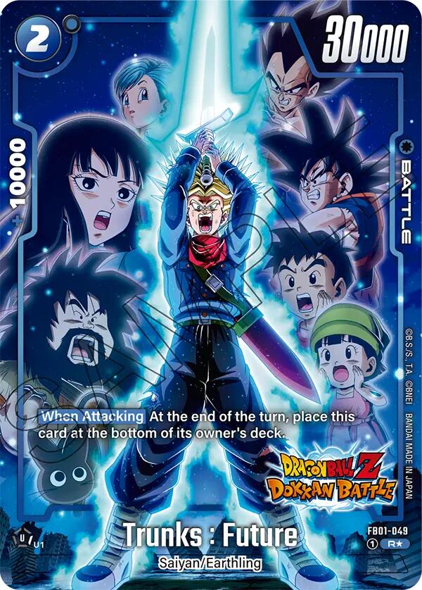 Trunks : Future (FB01-049) (Dragon Ball Z Dokkan Battle Alternate Art) [Awakened Pulse] | Fandemonia Ltd