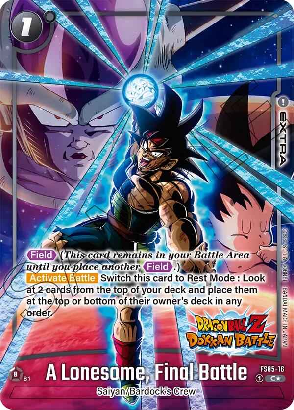 A Lonesome, Final Battle (Dragon Ball Z Dokkan Battle Alternate Art) [Starter Deck: Bardock] | Fandemonia Ltd