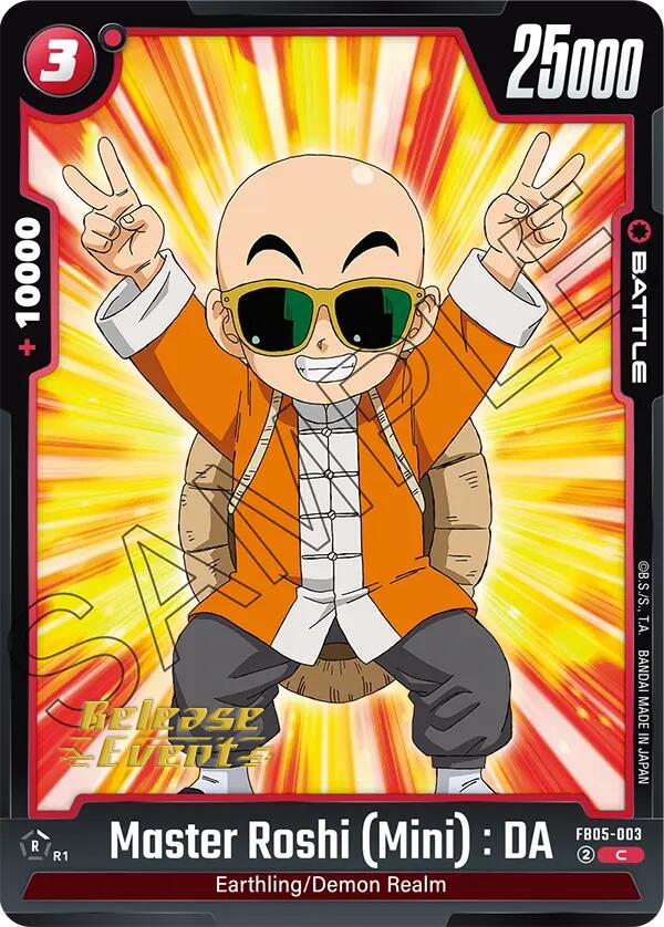 Master Roshi (Mini) : DA [New Adventure Release Event Cards] | Fandemonia Ltd