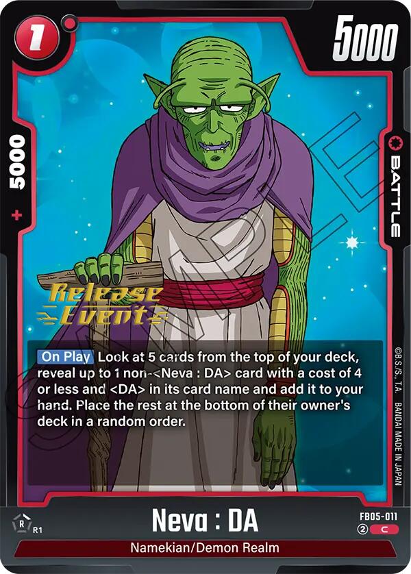 Neva : DA [New Adventure Release Event Cards] | Fandemonia Ltd