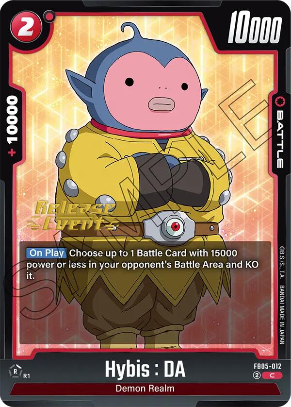 Hybis : DA [New Adventure Release Event Cards] | Fandemonia Ltd