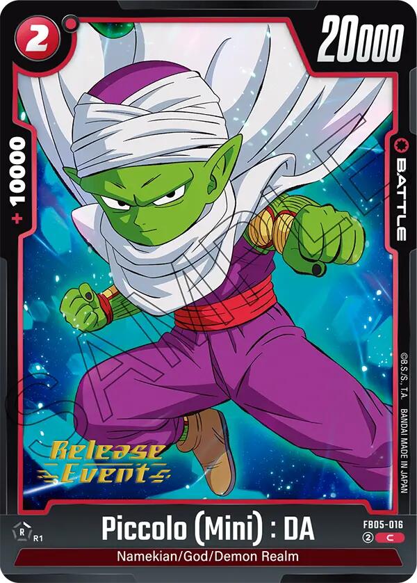 Piccolo (Mini) : DA [New Adventure Release Event Cards] | Fandemonia Ltd