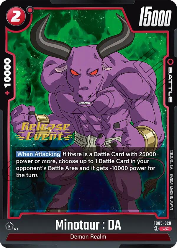 Minotaur : DA [New Adventure Release Event Cards] | Fandemonia Ltd