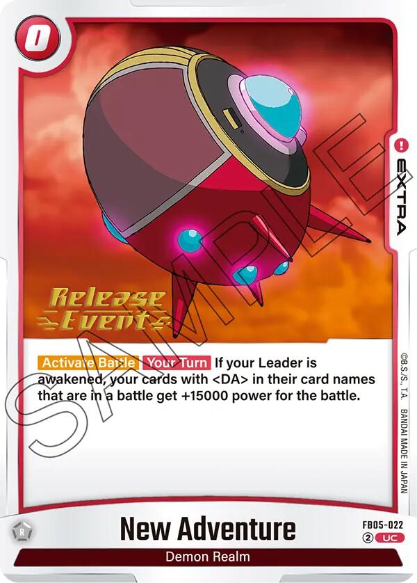 New Adventure [New Adventure Release Event Cards] | Fandemonia Ltd