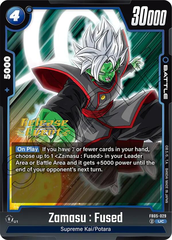 Zamasu : Fused [New Adventure Release Event Cards] | Fandemonia Ltd