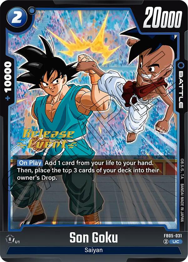 Son Goku (FB05-031) [New Adventure Release Event Cards] | Fandemonia Ltd