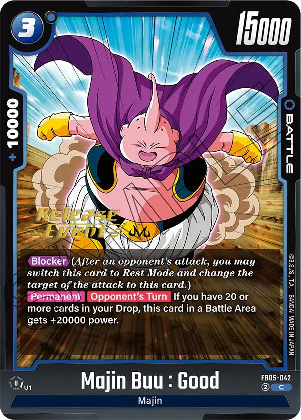 Majin Buu : Good [New Adventure Release Event Cards] | Fandemonia Ltd