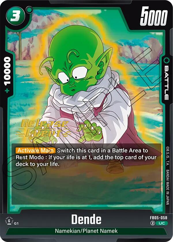 Dende (FB05-058) [New Adventure Release Event Cards] | Fandemonia Ltd