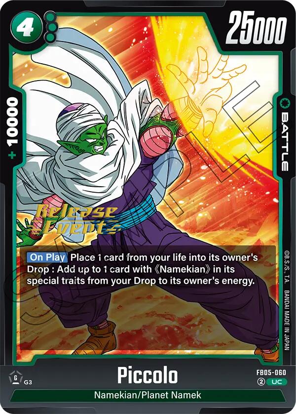 Piccolo [New Adventure Release Event Cards] | Fandemonia Ltd