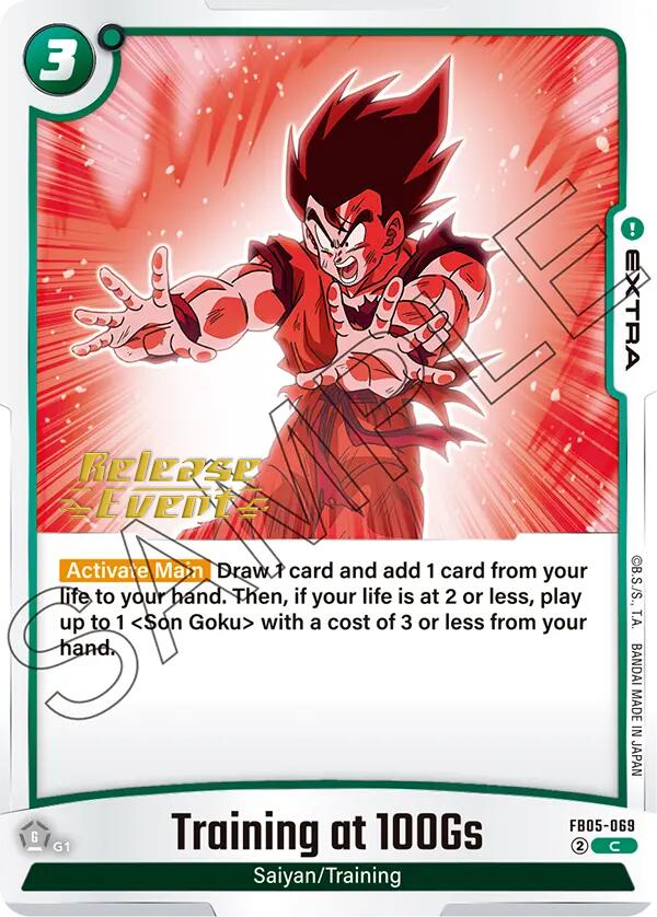 Training at 100Gs [New Adventure Release Event Cards] | Fandemonia Ltd
