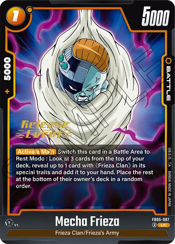 Mecha Frieza [New Adventure Release Event Cards] | Fandemonia Ltd