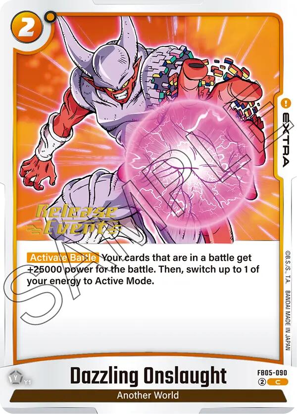 Dazzling Onslaught [New Adventure Release Event Cards] | Fandemonia Ltd