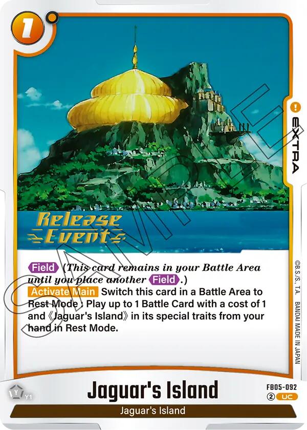 Jaguar's Island [New Adventure Release Event Cards] | Fandemonia Ltd