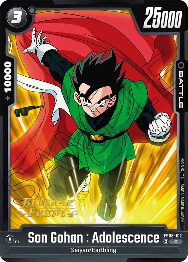 Son Gohan : Adolescence [New Adventure Release Event Cards] | Fandemonia Ltd