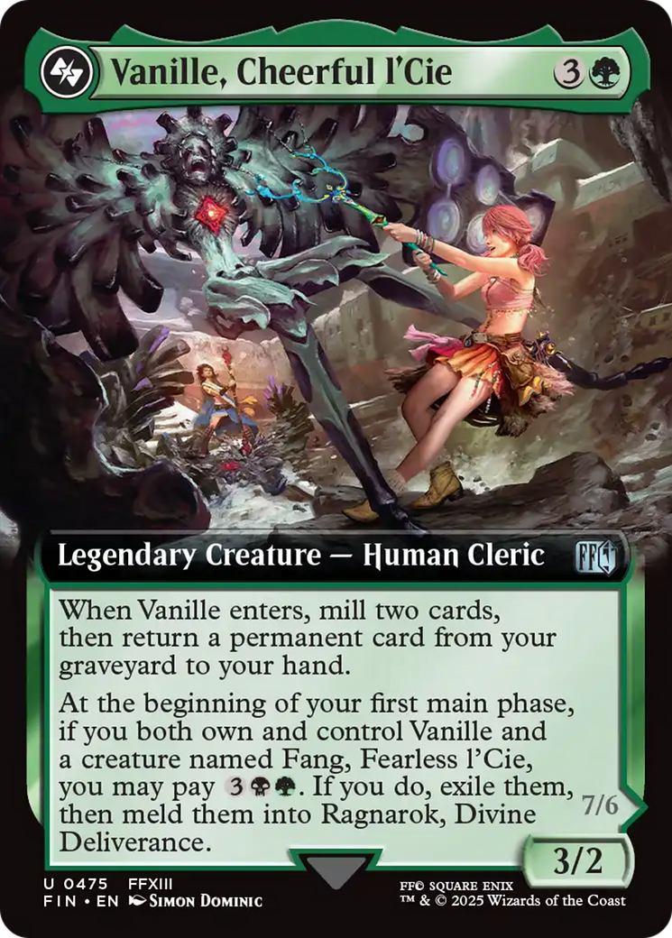 Vanille, Cheerful l'Cie // Ragnarok, Divine Deliverance (Extended Art) [FINAL FANTASY] | Fandemonia Ltd