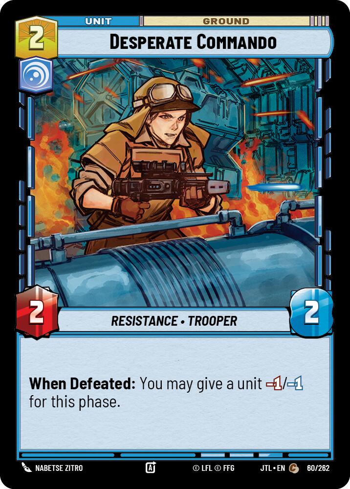 Desperate Commando (060/262) (060/257) [Jump to Lightspeed] | Fandemonia Ltd
