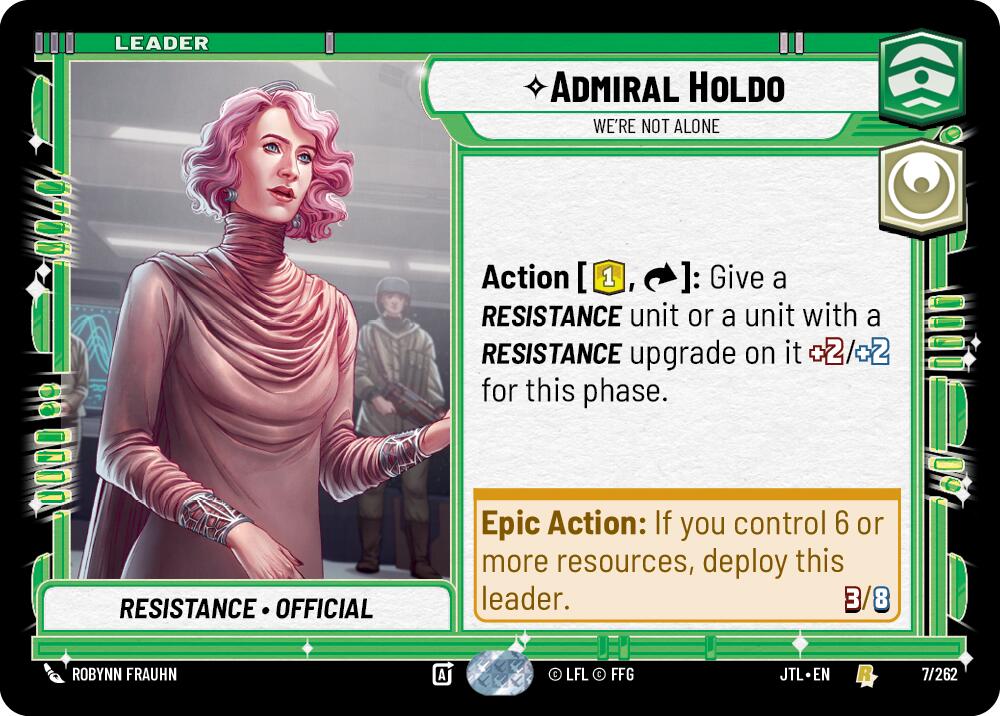 Admiral Holdo - We're Not Alone (007/262) (007/257) [Jump to Lightspeed] | Fandemonia Ltd
