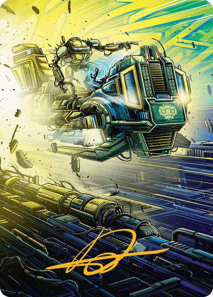 Guidelight Pathmaker Art Card (Gold-Stamped Signature) [Aetherdrift Art Series] | Fandemonia Ltd