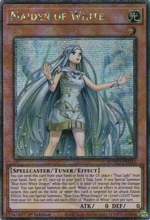 Maiden of White (Quarter Century Secret Rare) [SDWD-EN041] Quarter Century Secret Rare | Fandemonia Ltd