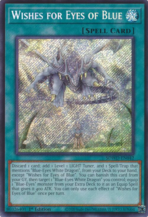 Wishes for Eyes of Blue (Secret Rare) [SDWD-EN042] Secret Rare | Fandemonia Ltd
