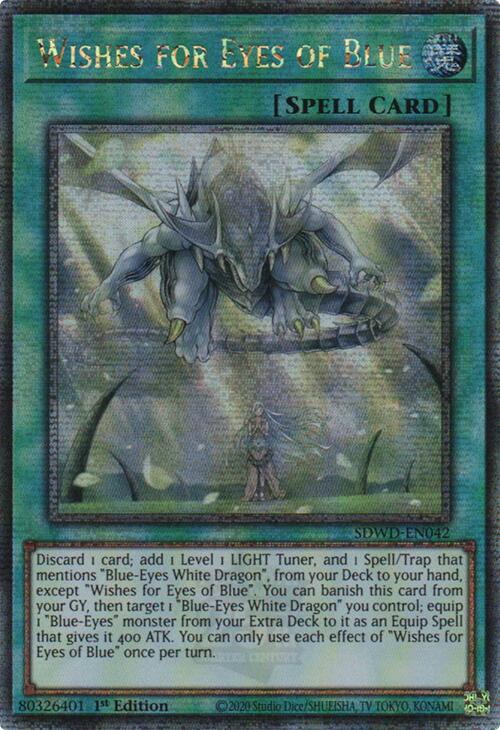 Wishes for Eyes of Blue (Quarter Century Secret Rare) [SDWD-EN042] Quarter Century Secret Rare | Fandemonia Ltd