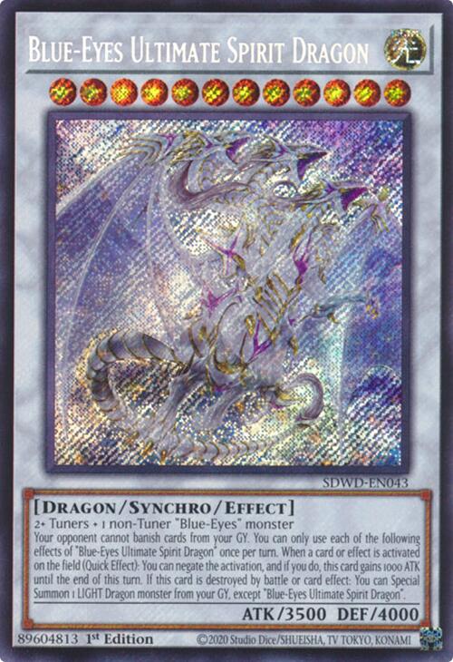 Blue-Eyes Ultimate Spirit Dragon (Secret Rare) [SDWD-EN043] Secret Rare | Fandemonia Ltd