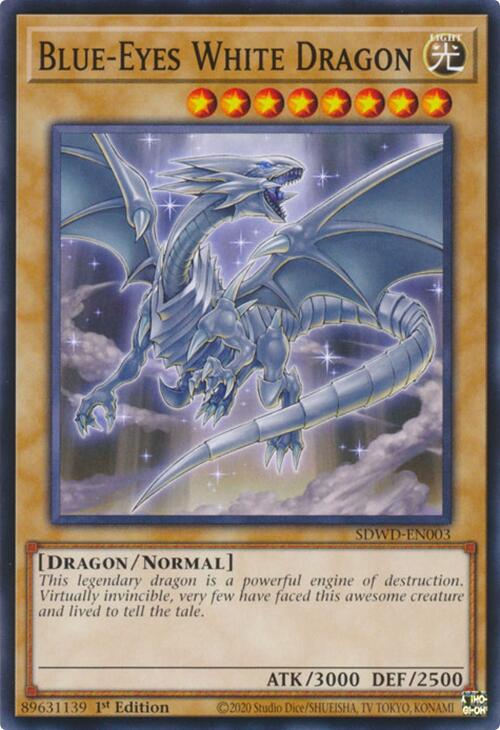 Blue-Eyes White Dragon [SDWD-EN003] Common | Fandemonia Ltd