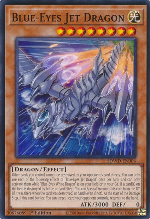 Blue-Eyes Jet Dragon [SDWD-EN006] Common | Fandemonia Ltd